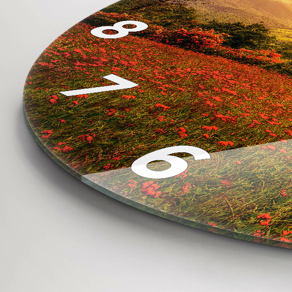 Orologio rotondo Albero del cuore dell'amore