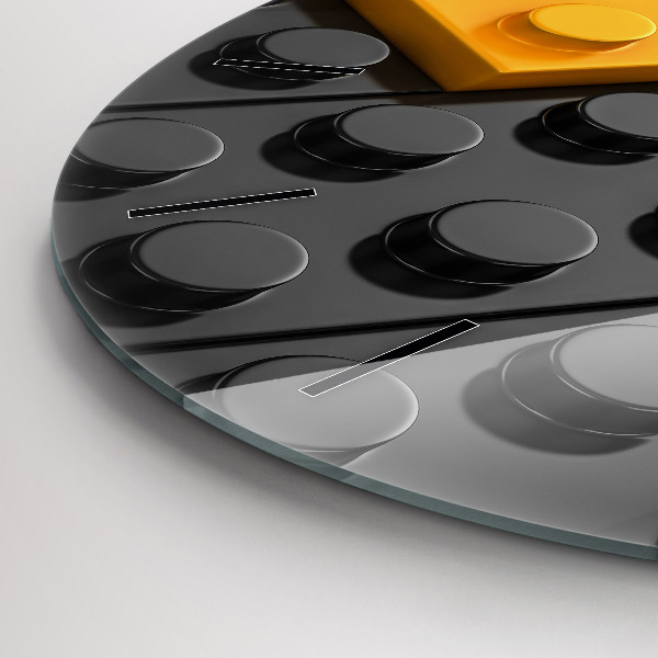 Orologio rotondo Blocchi giocattolo