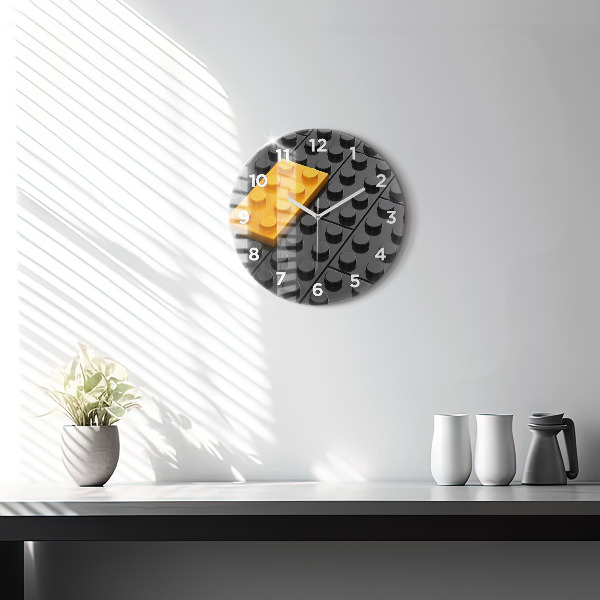 Orologio rotondo Blocchi giocattolo