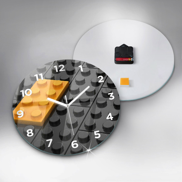 Orologio rotondo Blocchi giocattolo