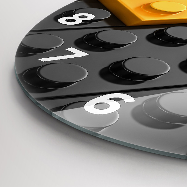 Orologio rotondo Blocchi giocattolo