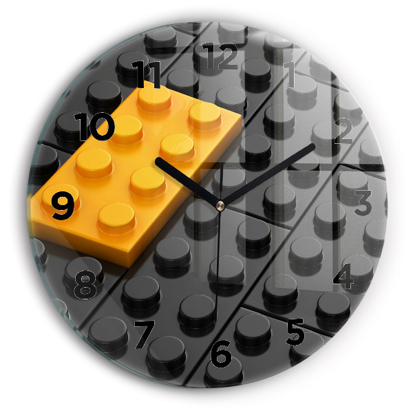 Orologio rotondo Blocchi giocattolo