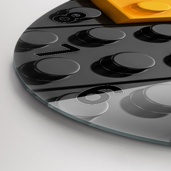 Orologio rotondo Blocchi giocattolo