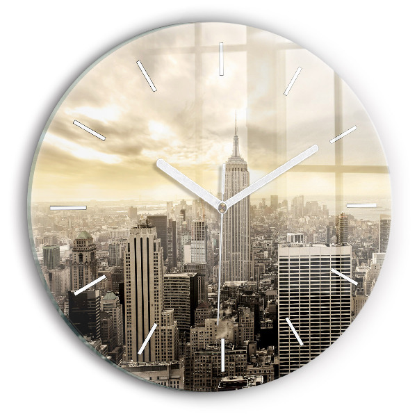 Orologio rotondo Grattacielo a New York