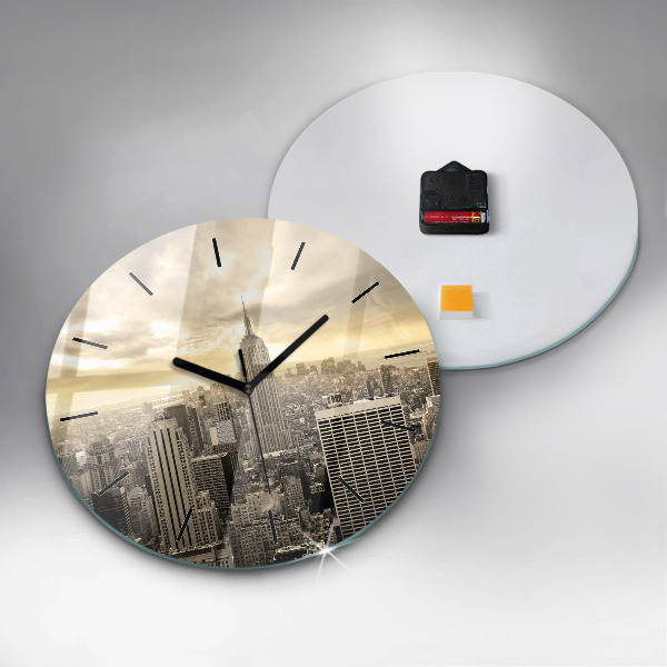 Orologio rotondo Grattacielo a New York