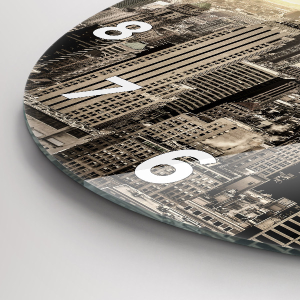 Orologio rotondo Grattacielo a New York