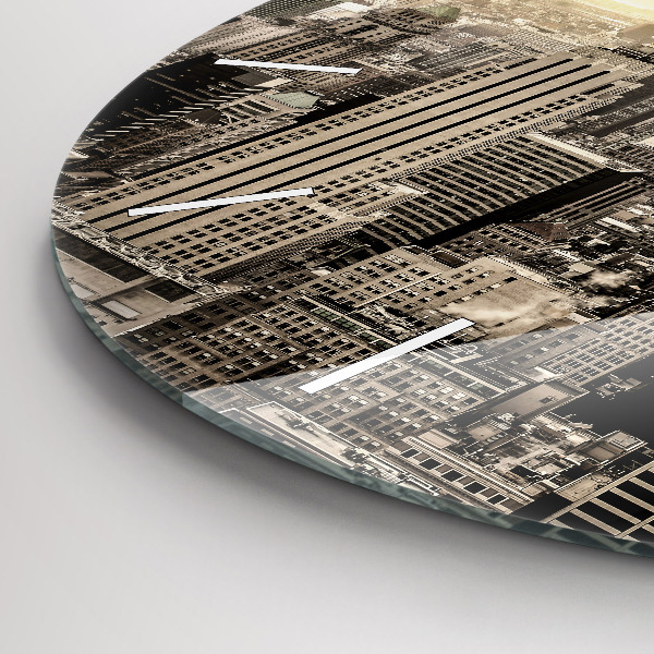 Orologio rotondo Grattacielo a New York