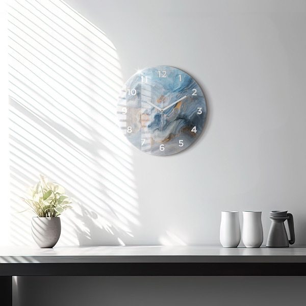 Orologio rotondo Modello in marmo