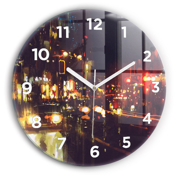 Orologio rotondo Città dipinta