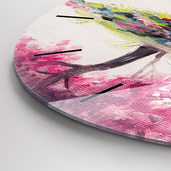 Orologio rotondo Mosaico dell'albero