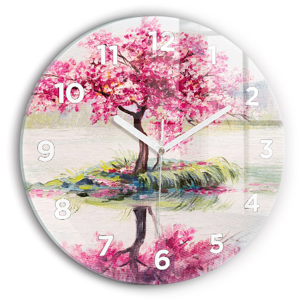 Orologio rotondo Mosaico dell'albero