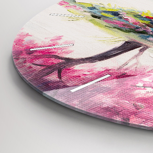 Orologio rotondo Mosaico dell'albero