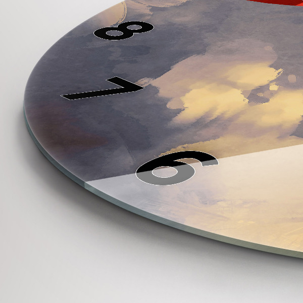 Orologio rotondo Navi di carta