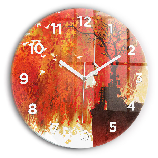 Orologio rotondo Sposa in autunno