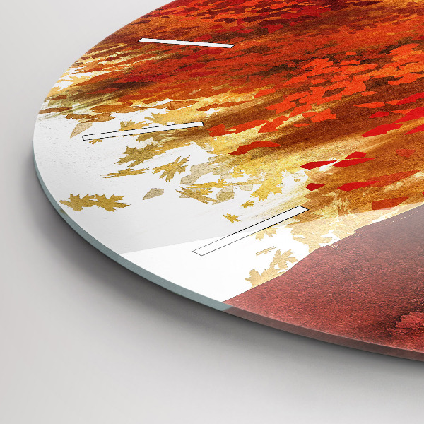 Orologio rotondo Sposa in autunno