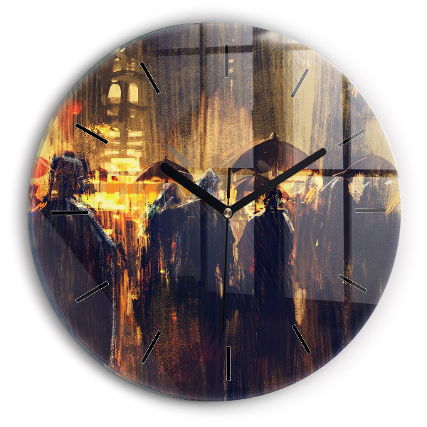 Orologio rotondo Impressionismo nell'arte Piazza del Mercato