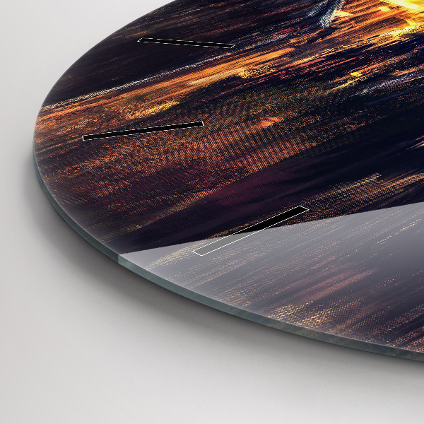 Orologio rotondo Impressionismo nell'arte Piazza del Mercato