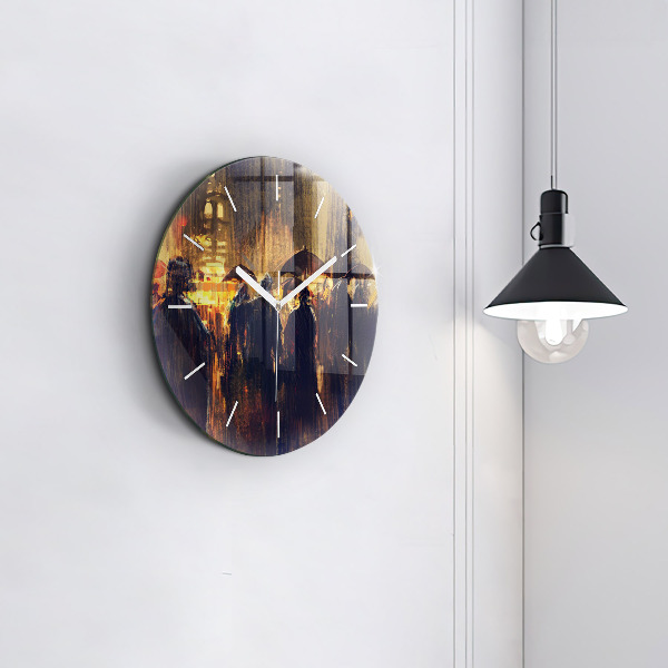 Orologio rotondo Impressionismo nell'arte Piazza del Mercato