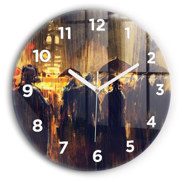 Orologio rotondo Impressionismo nell'arte Piazza del Mercato