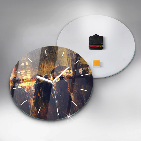 Orologio rotondo Impressionismo nell'arte Piazza del Mercato