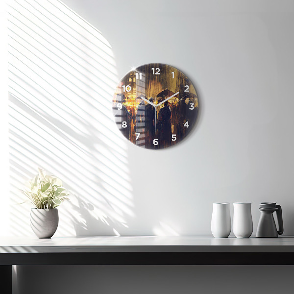 Orologio rotondo Impressionismo nell'arte Piazza del Mercato