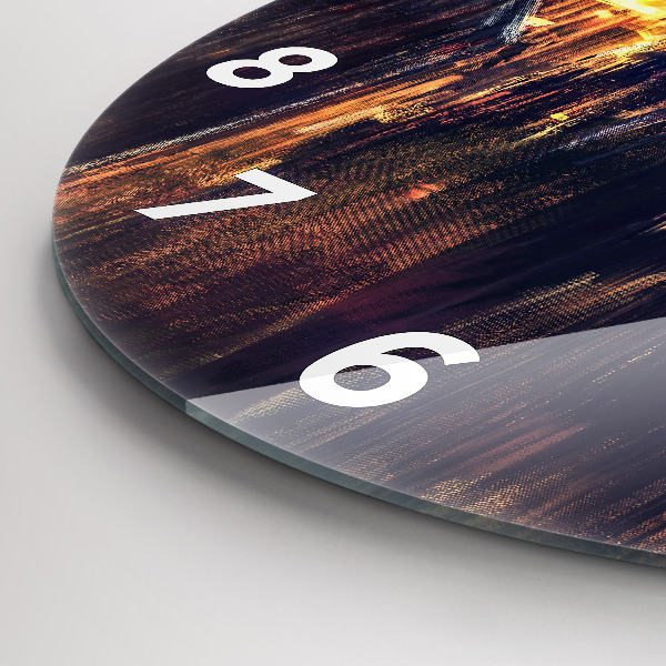 Orologio rotondo Impressionismo nell'arte Piazza del Mercato