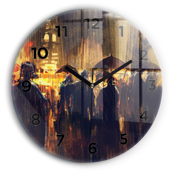 Orologio rotondo Impressionismo nell'arte Piazza del Mercato