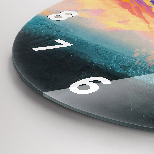 Orologio rotondo Astrazione cielo