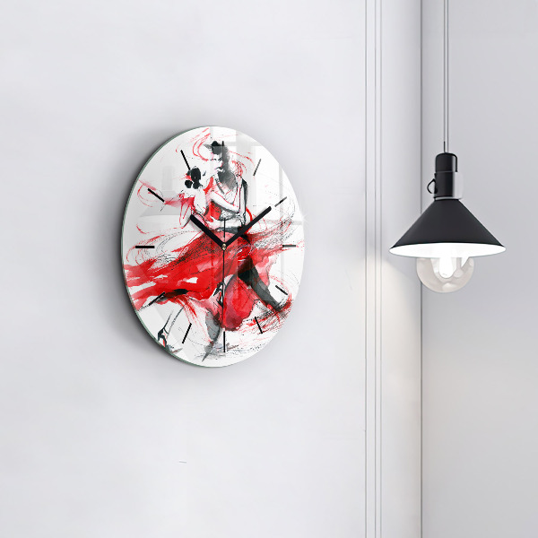 Orologio rotondo Coppia danzante