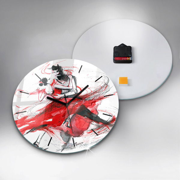 Orologio rotondo Coppia danzante