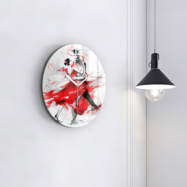 Orologio rotondo Coppia danzante