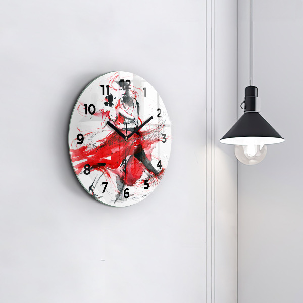 Orologio rotondo Coppia danzante