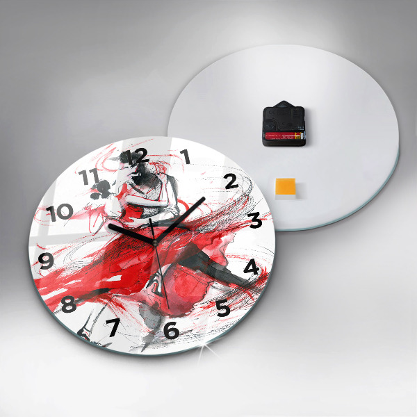 Orologio rotondo Coppia danzante
