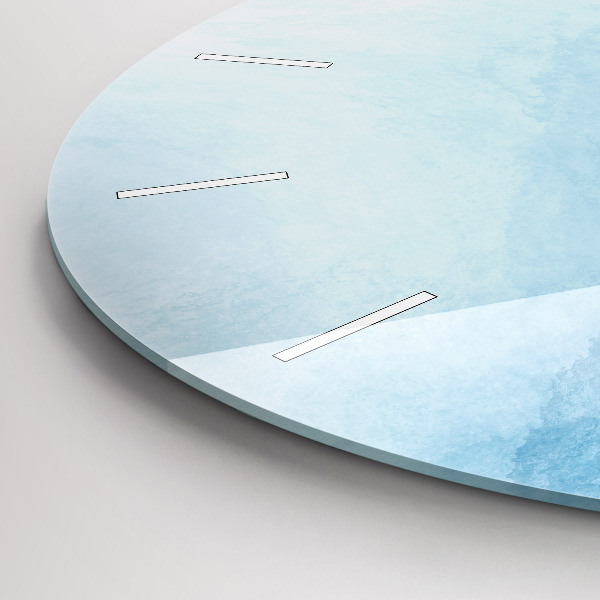 Orologio rotondo Gradiente blu