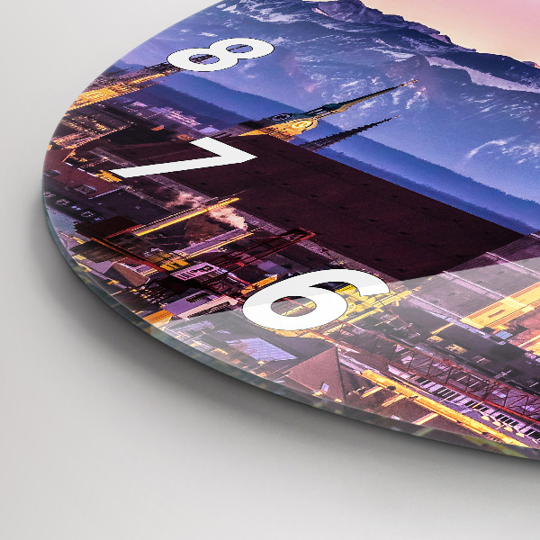 Orologio rotondo Alpi tedesche Monaco di Baviera