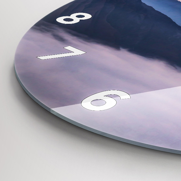 Orologio rotondo Bellissimo paesaggio