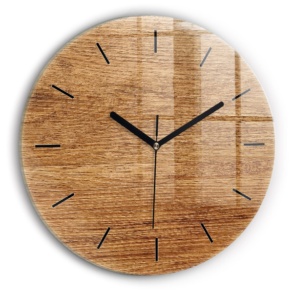 Orologio rotondo Legno chiaro