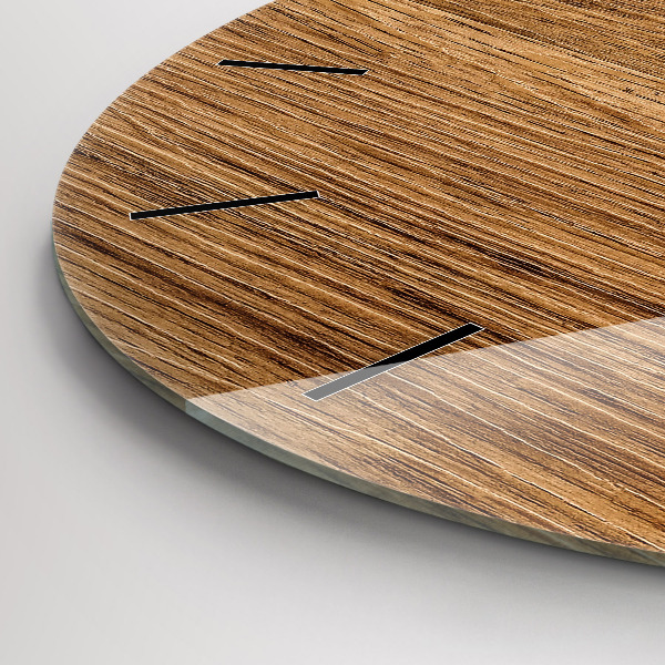 Orologio rotondo Legno chiaro