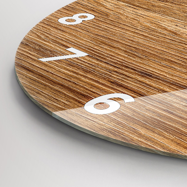 Orologio rotondo Legno chiaro