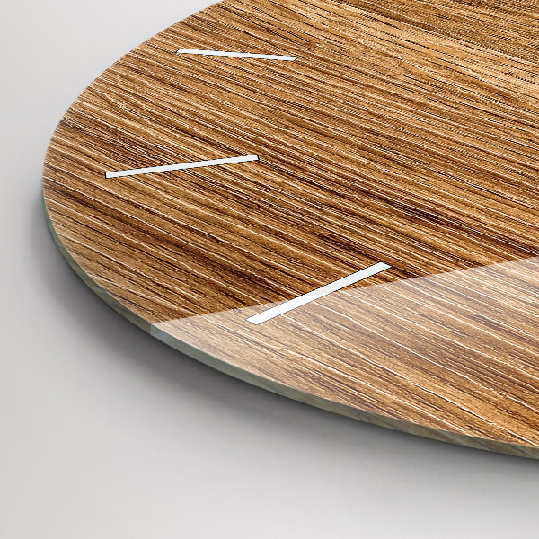 Orologio rotondo Legno chiaro