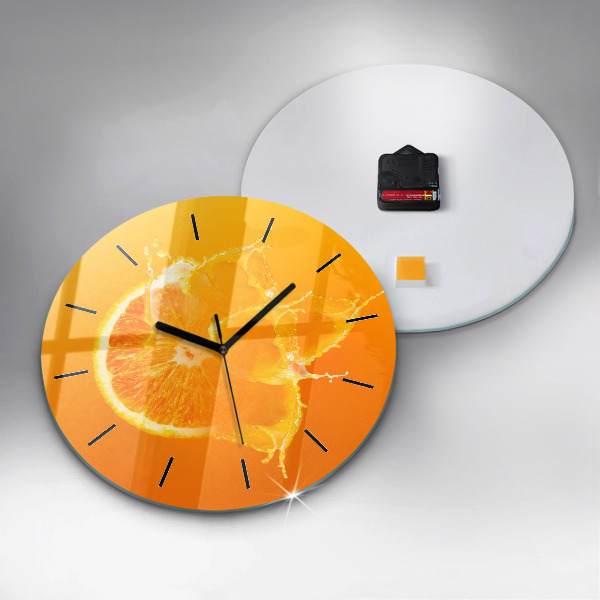 Orologio rotondo Arancia