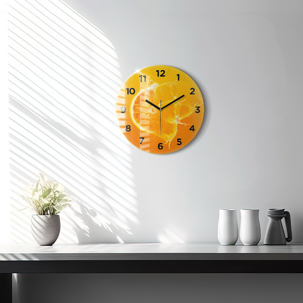 Orologio rotondo Arancia