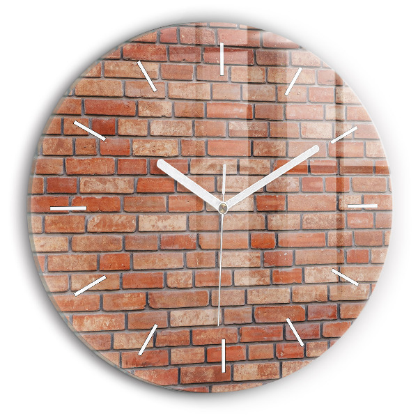 Orologio rotondo Muro di mattoni