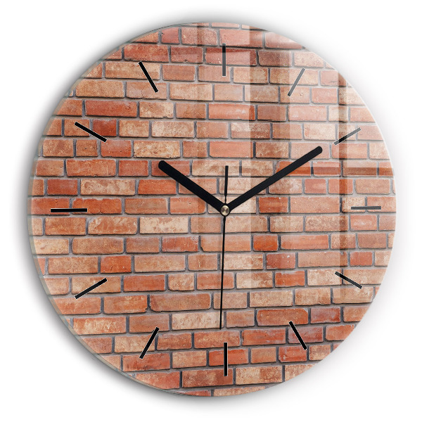 Orologio rotondo Muro di mattoni