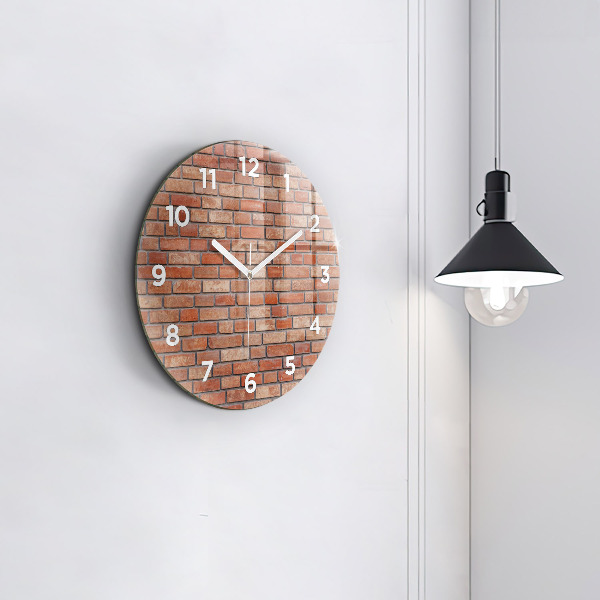 Orologio rotondo Muro di mattoni