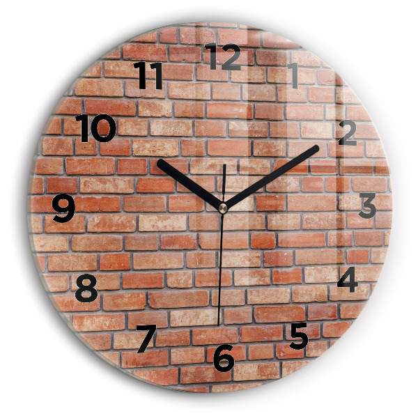 Orologio rotondo Muro di mattoni