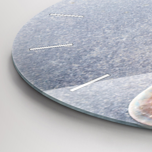 Orologio rotondo in vetro Un pezzo di torta