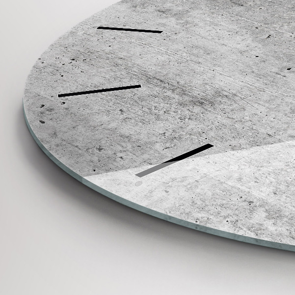 Orologio rotondo in vetro Muro grezzo