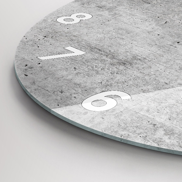 Orologio rotondo in vetro Muro grezzo