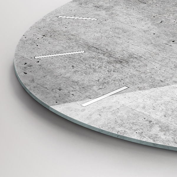 Orologio rotondo in vetro Muro grezzo